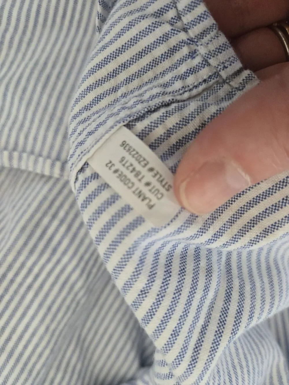 Ralph Lauren Polo Boys Blue Striped Collared Dress Shirt Size 12
